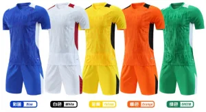 中小学足球服套装 男女同款比赛服 可开正规发票批量团购