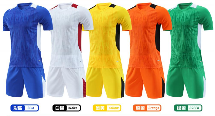 中小学足球服套装 男女同款比赛服 可开正规发票批量团购