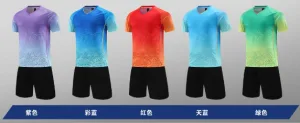 儿童足球服定制 幼儿园足球活动服 印字印号设计方案可沟通