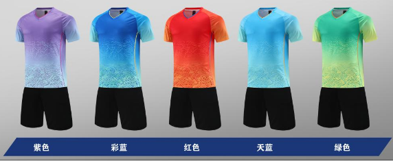 儿童足球服定制 幼儿园足球活动服 印字印号免费设计